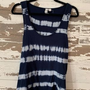 Blue Tye Dyed Tank